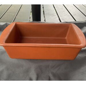 Vintage Copco USA Terra Cotta Loaf Pan
